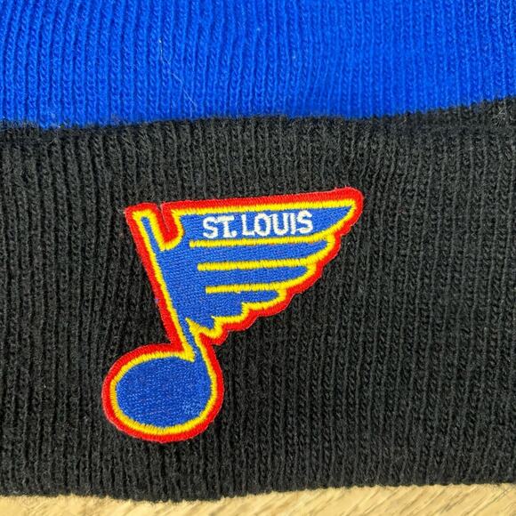 Vintage 1980’s Saint Louis Blues Stocking Cap Hat Cap Beanie STL - Picture 2 of 4
